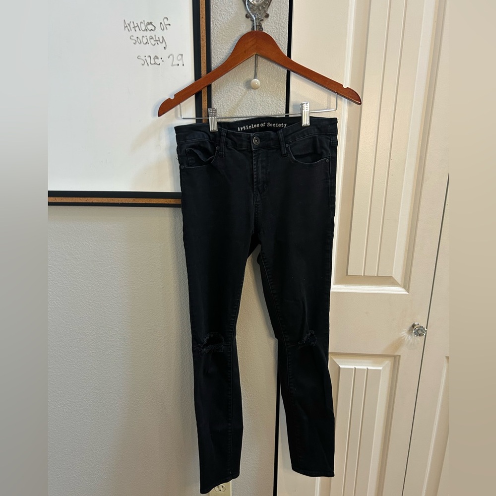 Articles Of Society Women's Black Skinny Jeans